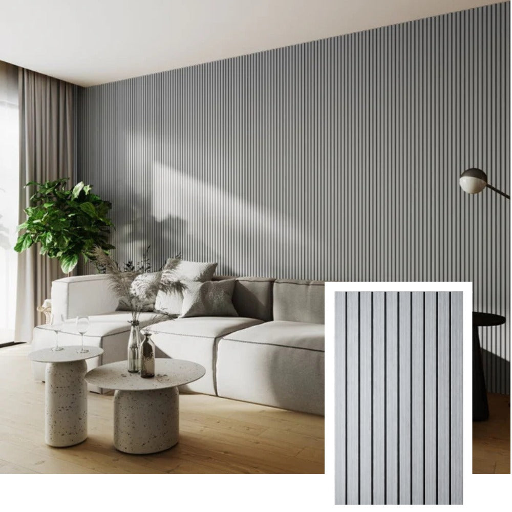 AcoustiWall™ Professional Acoustic Slat Panel — Natural Oak (2.7 × 1.10 m)