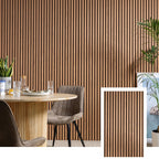 AcoustiWall™ Professional Acoustic Slat Panel — Natural Oak (2.7 × 1.10 m)