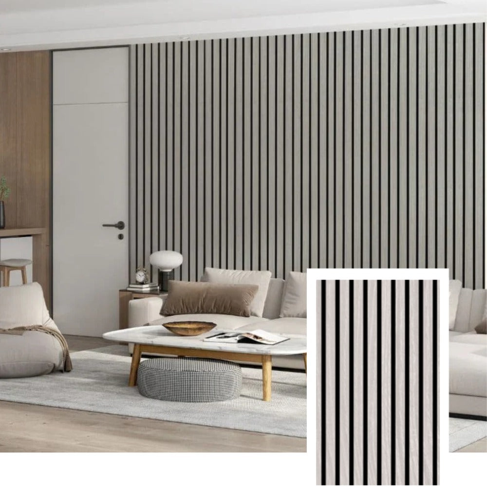 AcoustiWall™ Professional Acoustic Slat Panel — Natural Oak (2.7 × 1.10 m)