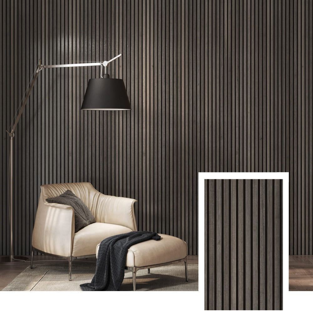 AcoustiWall™ Professional Acoustic Slat Panel — Natural Oak (2.7 × 1.10 m)